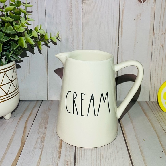 Rae Dunn CREAM pitcher - Picture 2 of 4